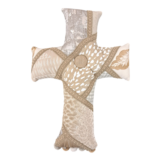 Handmade Cross Pillow
