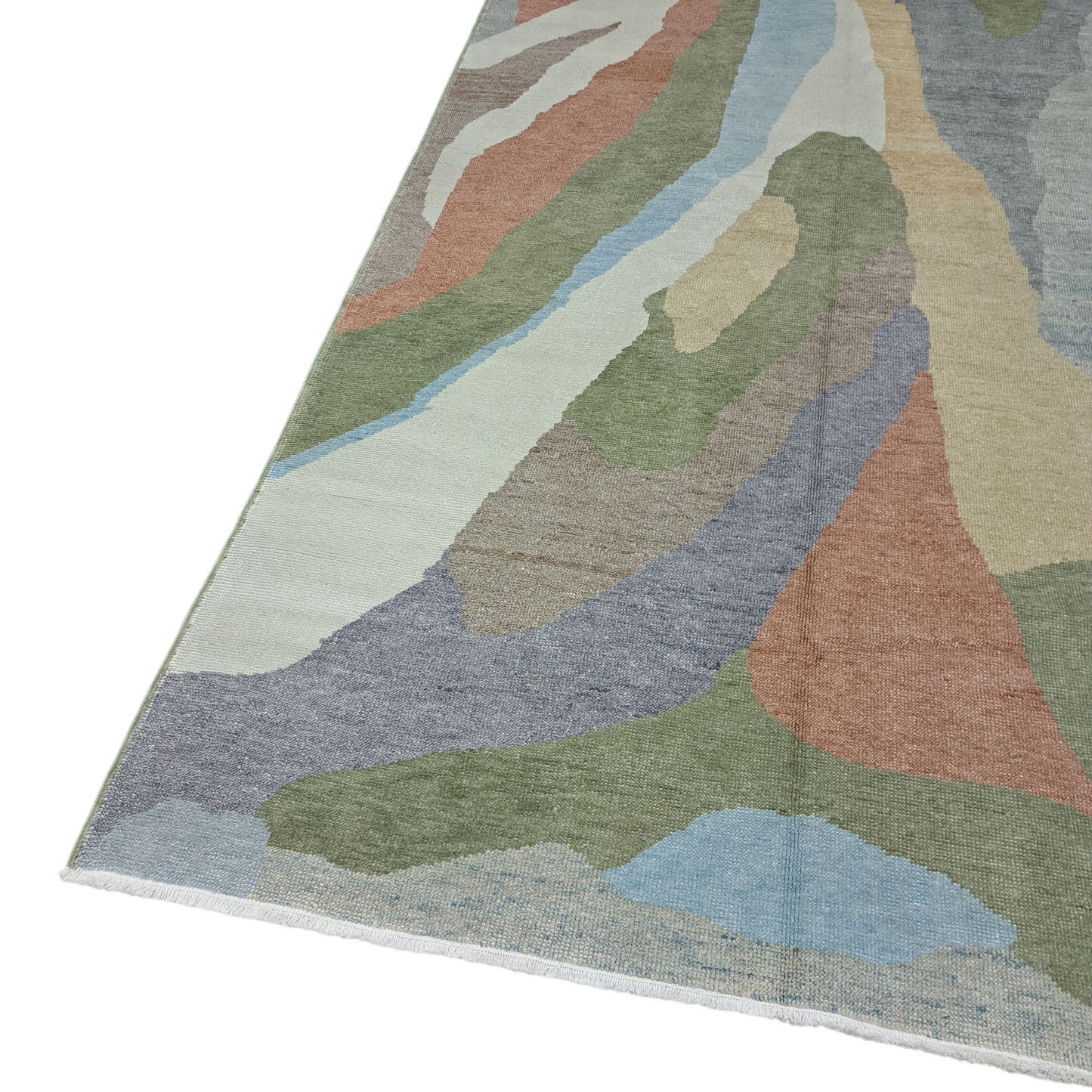 9' x 12' Oushak Abstract Rug