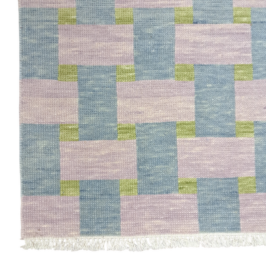 9' x 12' Pastel Geo Custom Rug