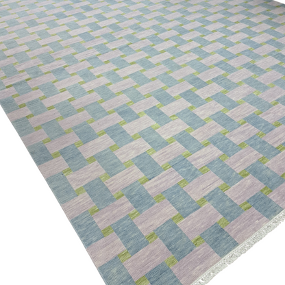 9' x 12' Pastel Geo Custom Rug