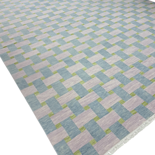 9' x 12' Pastel Geo Custom Rug