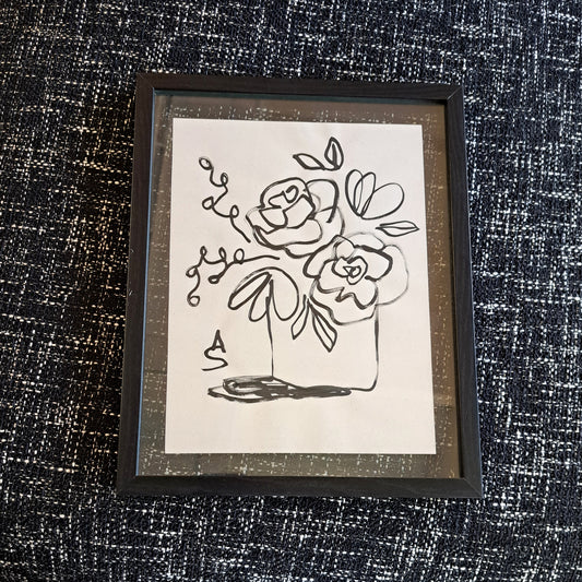 "Floating" Floral Study by Amanda Sneed