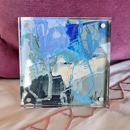 Acrylic Block Painting by Kristen Whaley