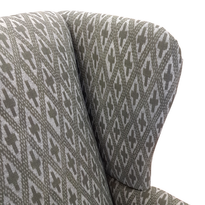 Geometric Wingback Heywood Chair