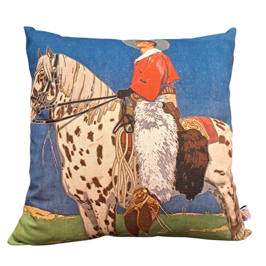 Southwestern Cowboy Pillow - 20"