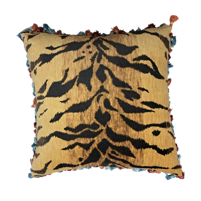 Sumatra Velvet Tassel Fringe Pillow - 20"