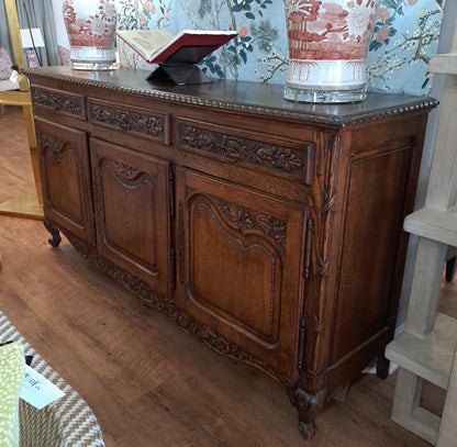 Antique Dark Wood Cabinet