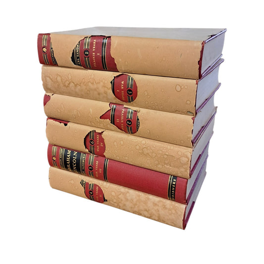 Library Book Set - 6 Red