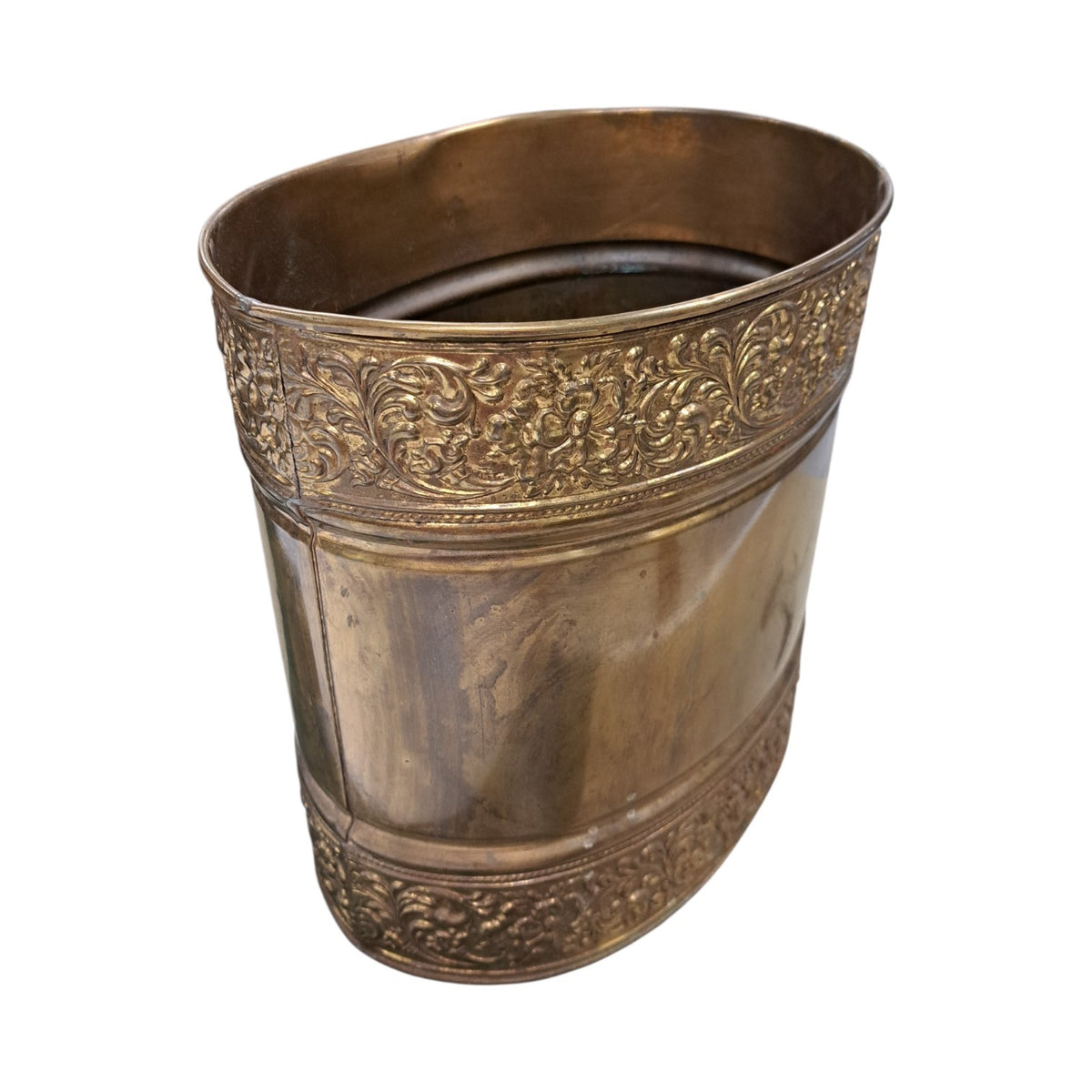 Antique Brass Bucket