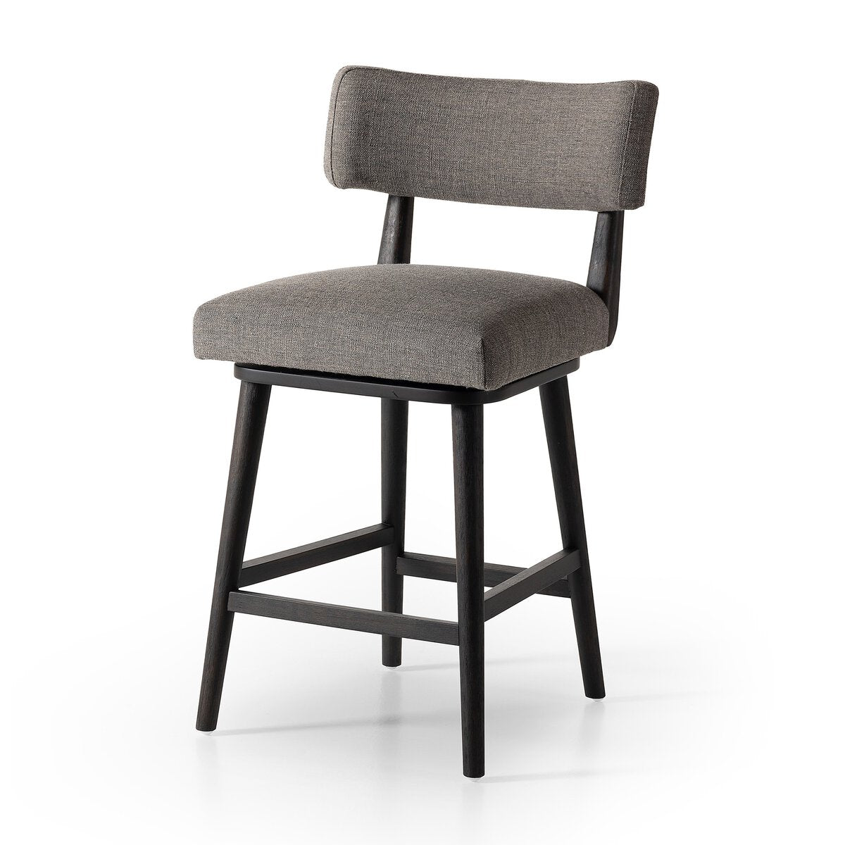 Grey Swivel Counter Stool