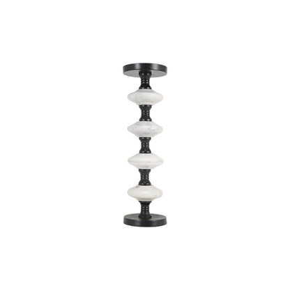 Black & White Marble Candleholder