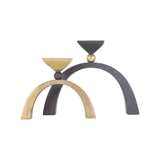 Black & Gold Candleholder