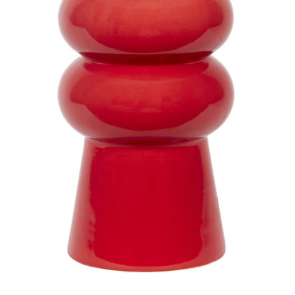 Candy Red Ceramic Mini Accent Lamp