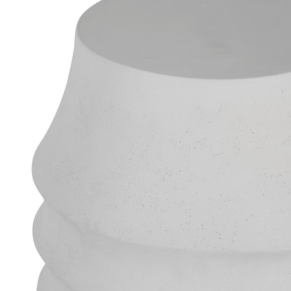 Egret Cast Stone Stool