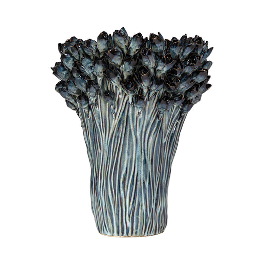Azure Tall Flower Vase