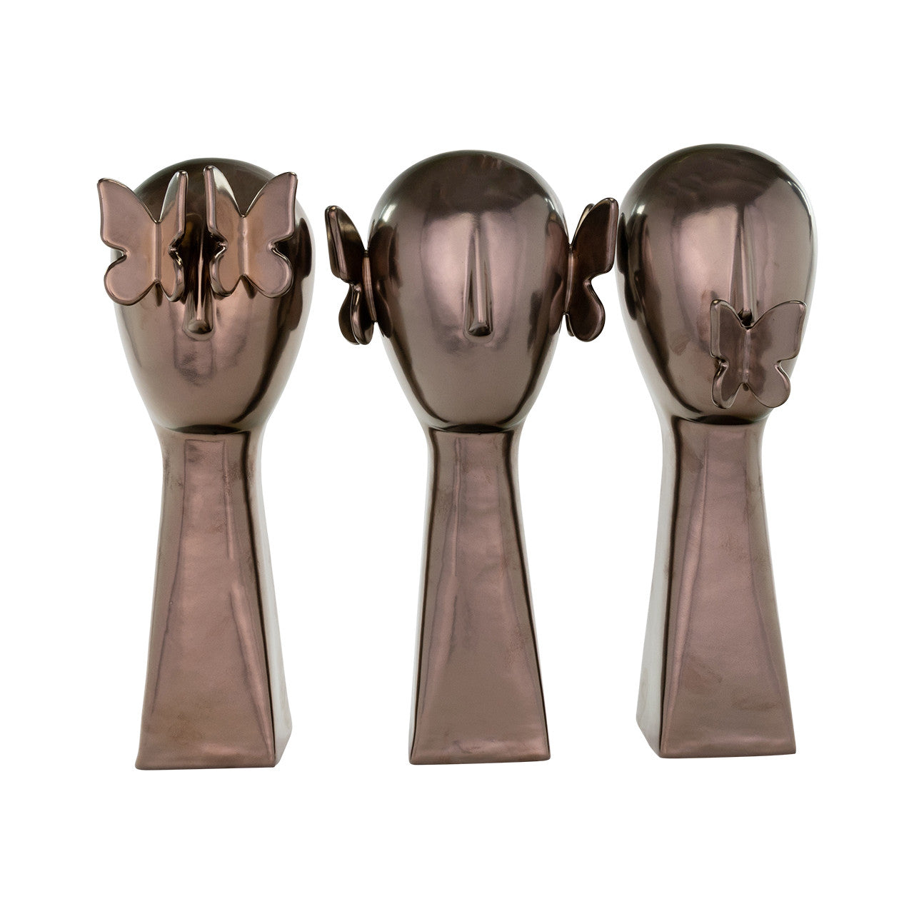 Bejop Bronze Butterfly Head Statue