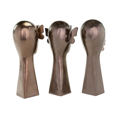 Bejop Bronze Butterfly Head Statue