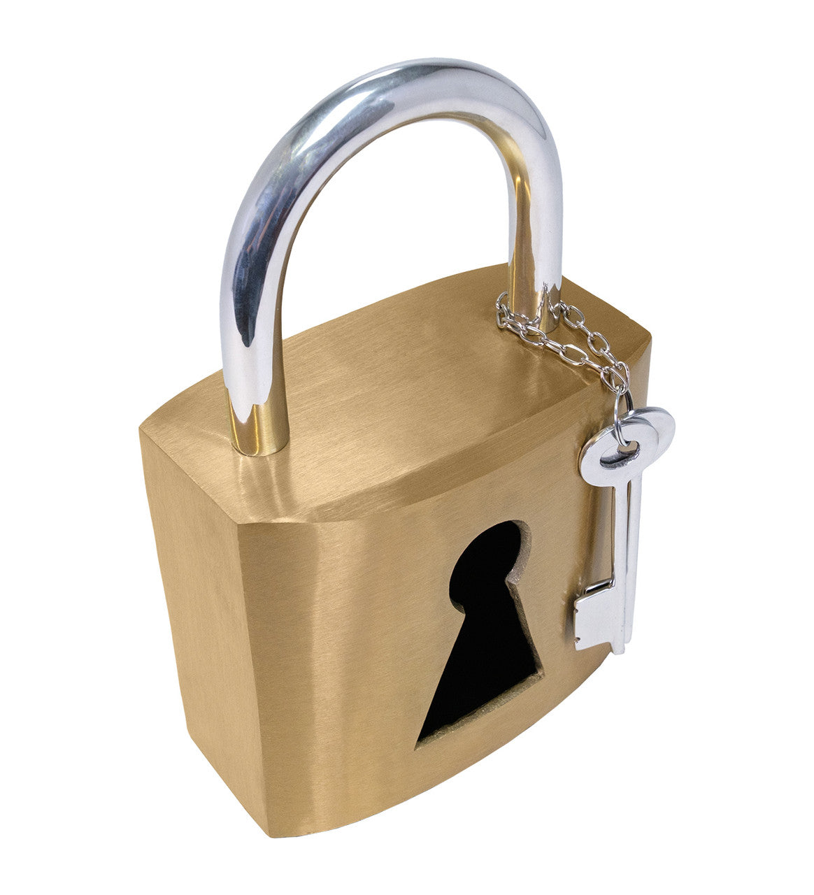 Gold Padlock Statuary