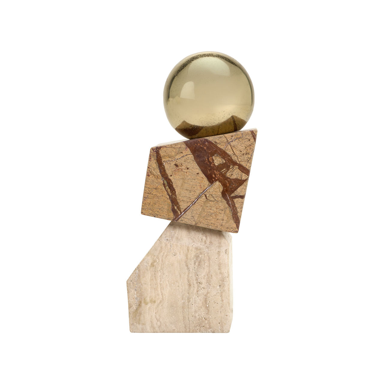 Niram Aluminum & Marble Sculpture