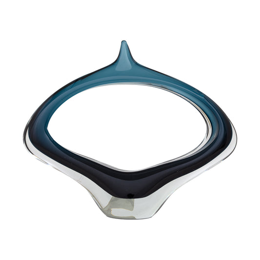 Olwen Blue Glass Sculpture