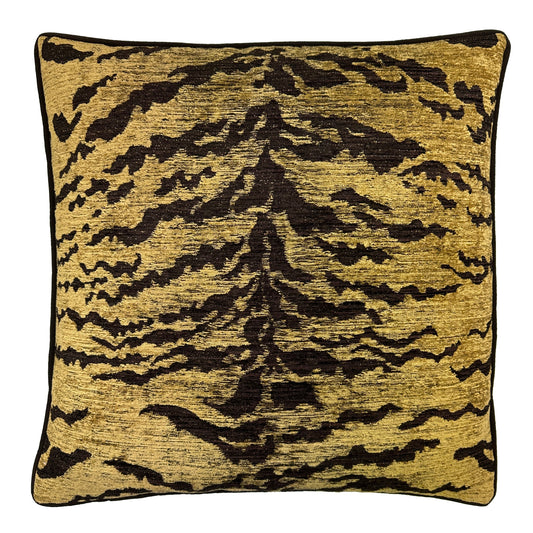 On The Hunt Tiger's Eye Pillow - 22"