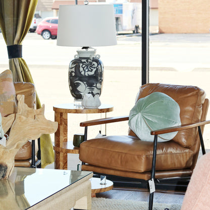 Tan Leather Club Chair