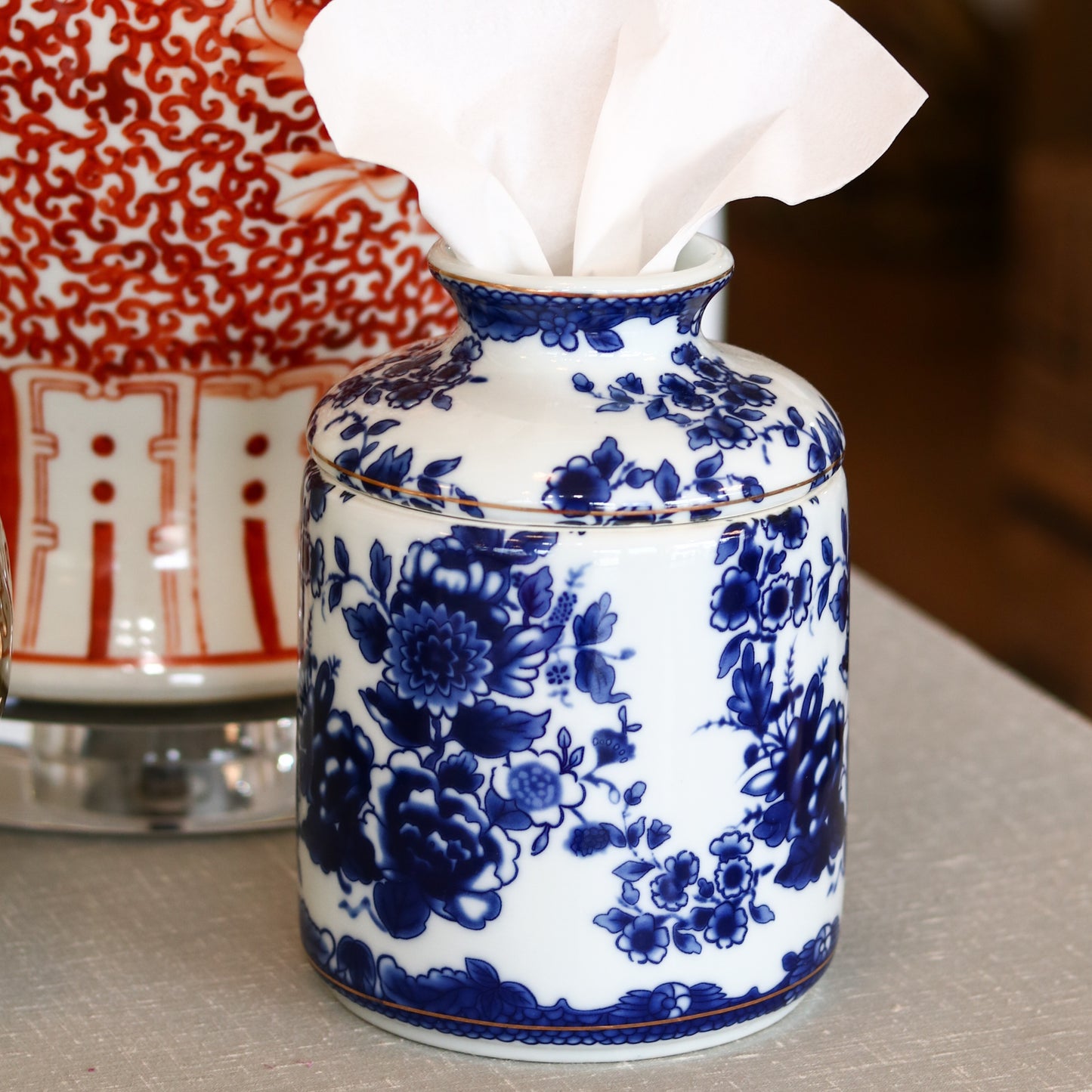 Porcelain Tissue Box