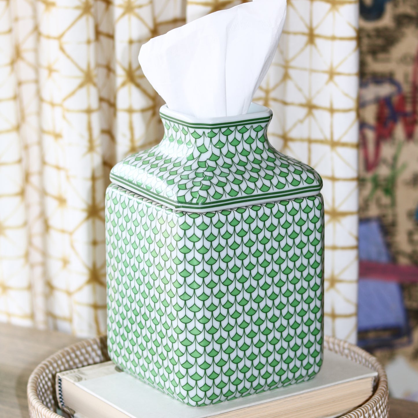 Porcelain Tissue Box