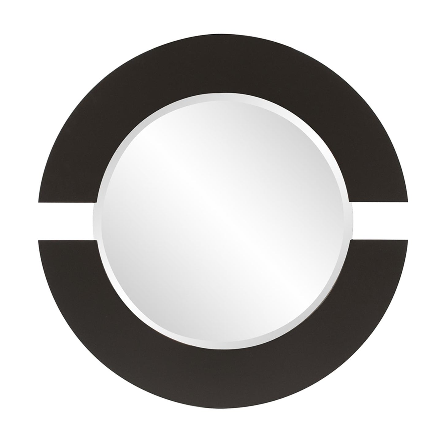 Black Round Orbit Mirror