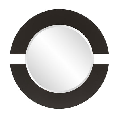 Black Round Orbit Mirror