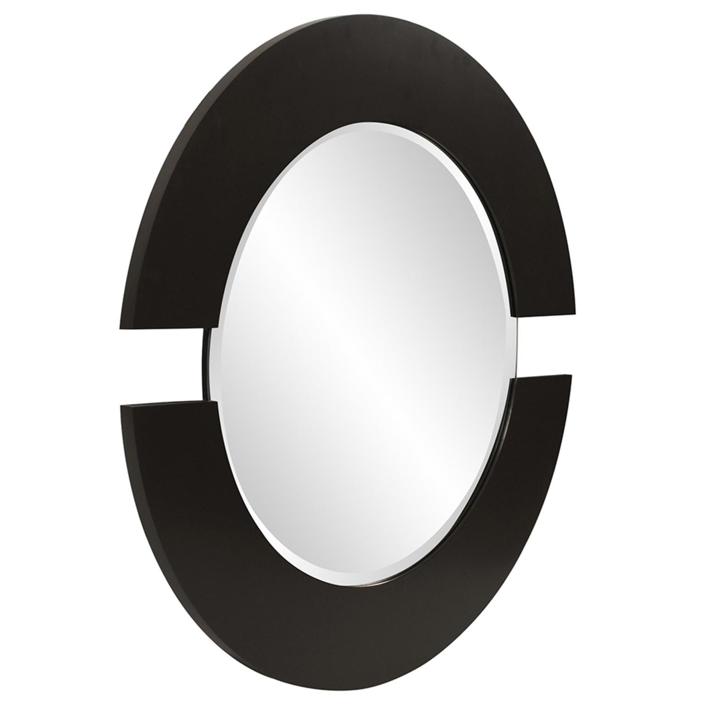 Black Round Orbit Mirror