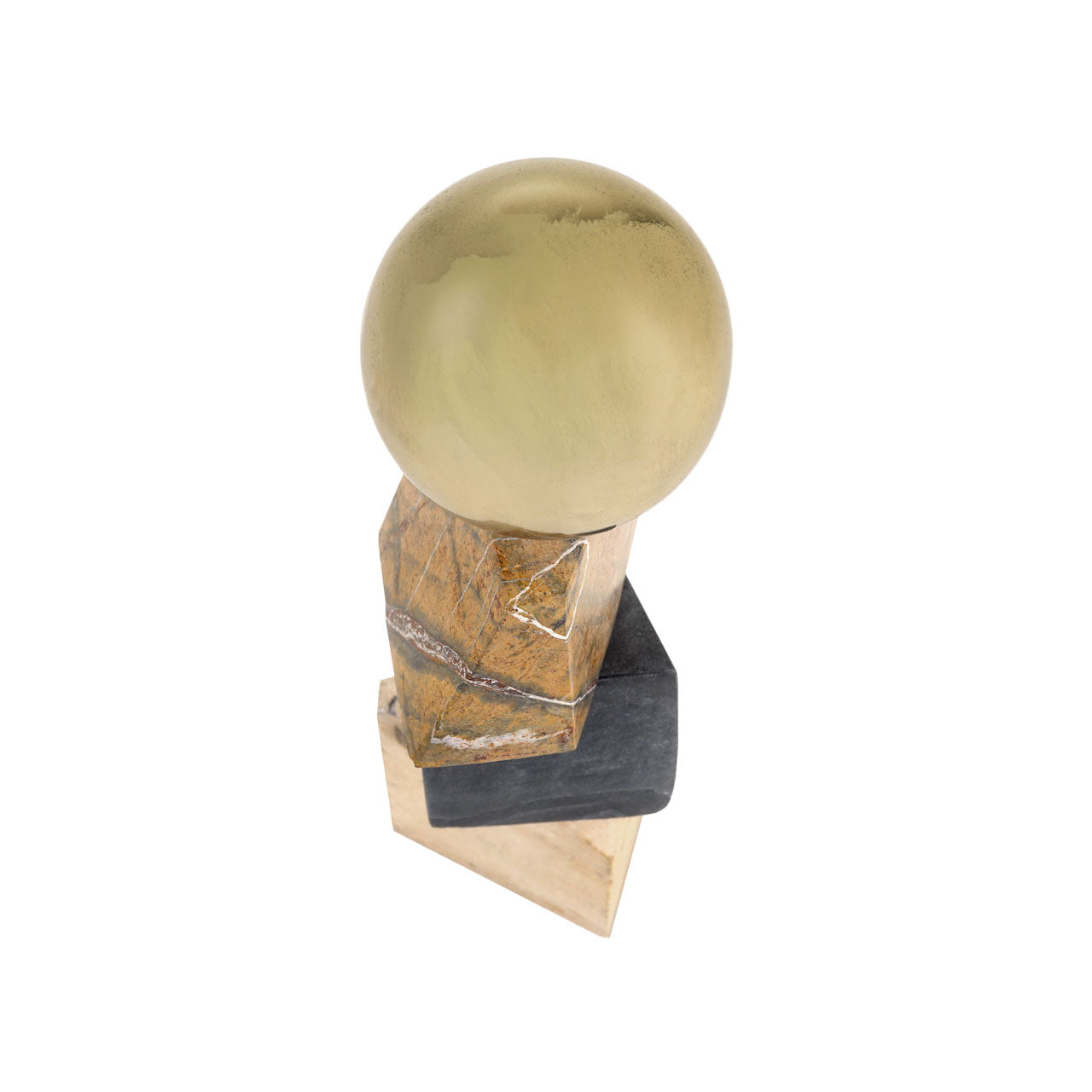 Niram Aluminum & Marble Sculpture