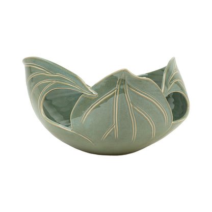 Farron Leaf Green Bowl