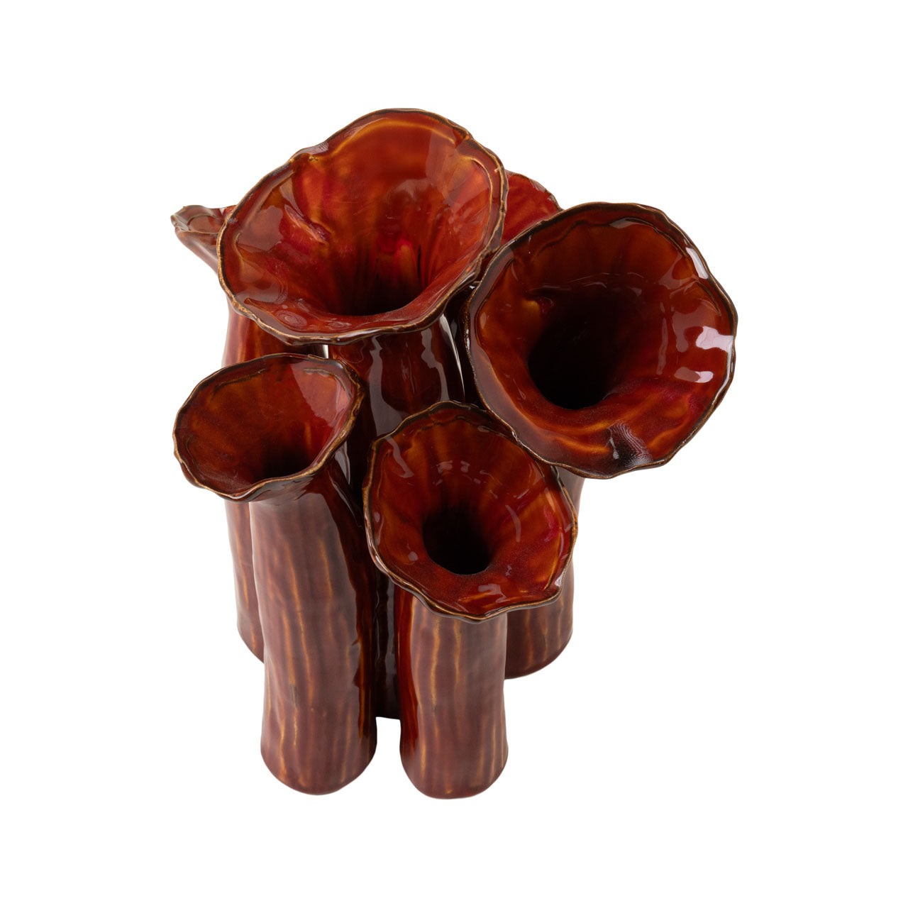 Red Tuxford Vase