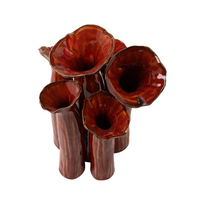Red Tuxford Vase