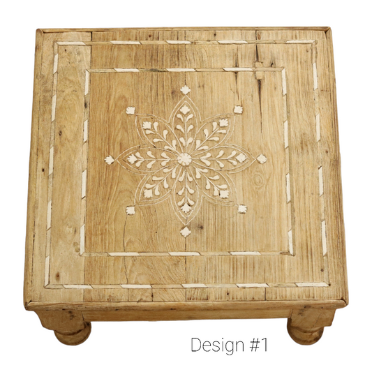 Antique Bone Inlay Riser