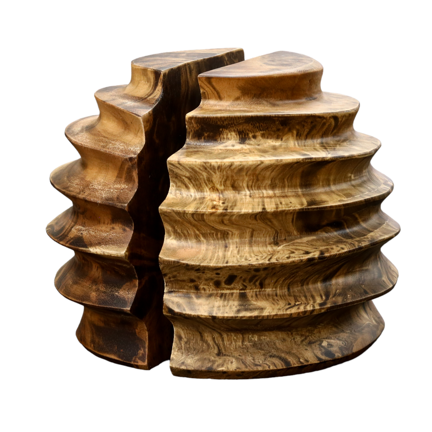 Mango Wood Bookend Set