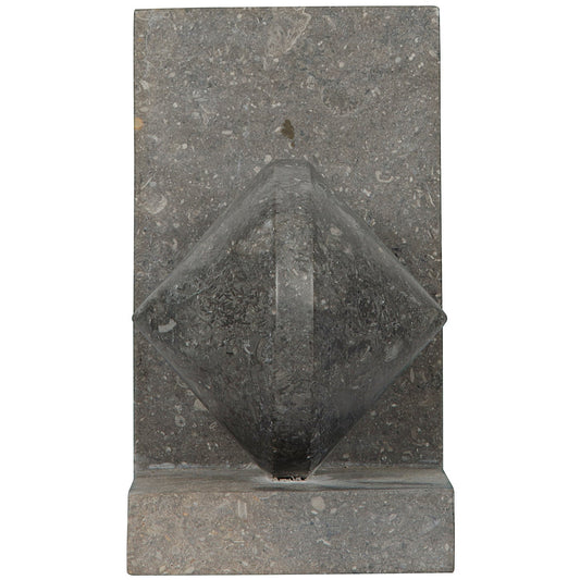 Grey Marble Bookends