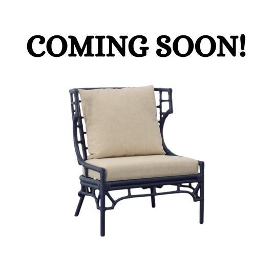 Navy Palma Outdoor Occasional Chair