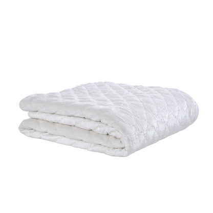 Clermont Queen Quilt in White