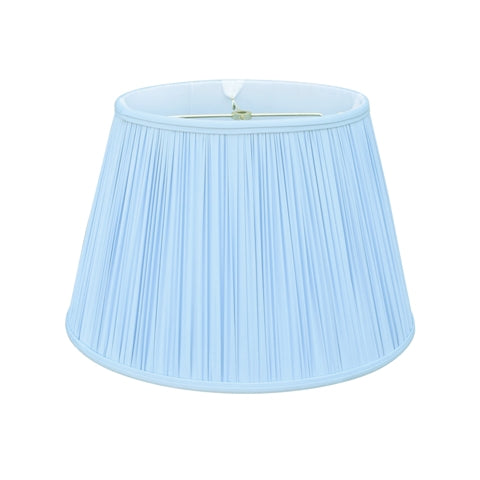 Light Blue Pleated Empire Lamp Shade