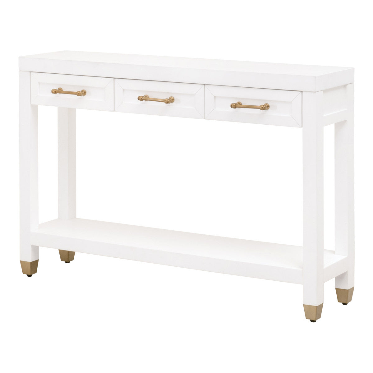 Narrow White Console Table