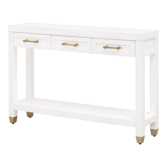 Narrow White Console Table