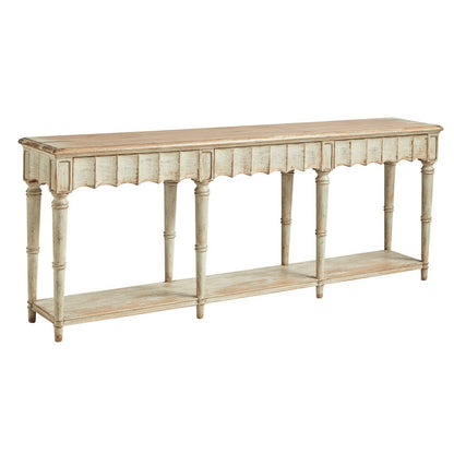 Scalloped Console Table