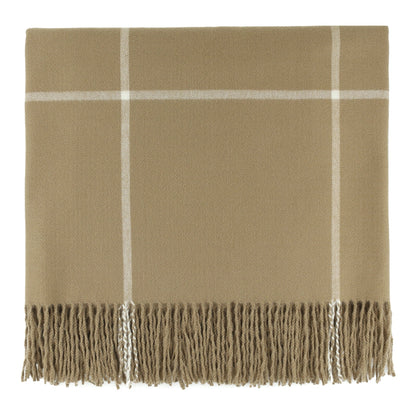 Glasgow Camel Throw Blanket