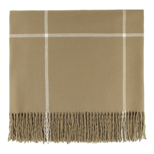 Glasgow Camel Throw Blanket