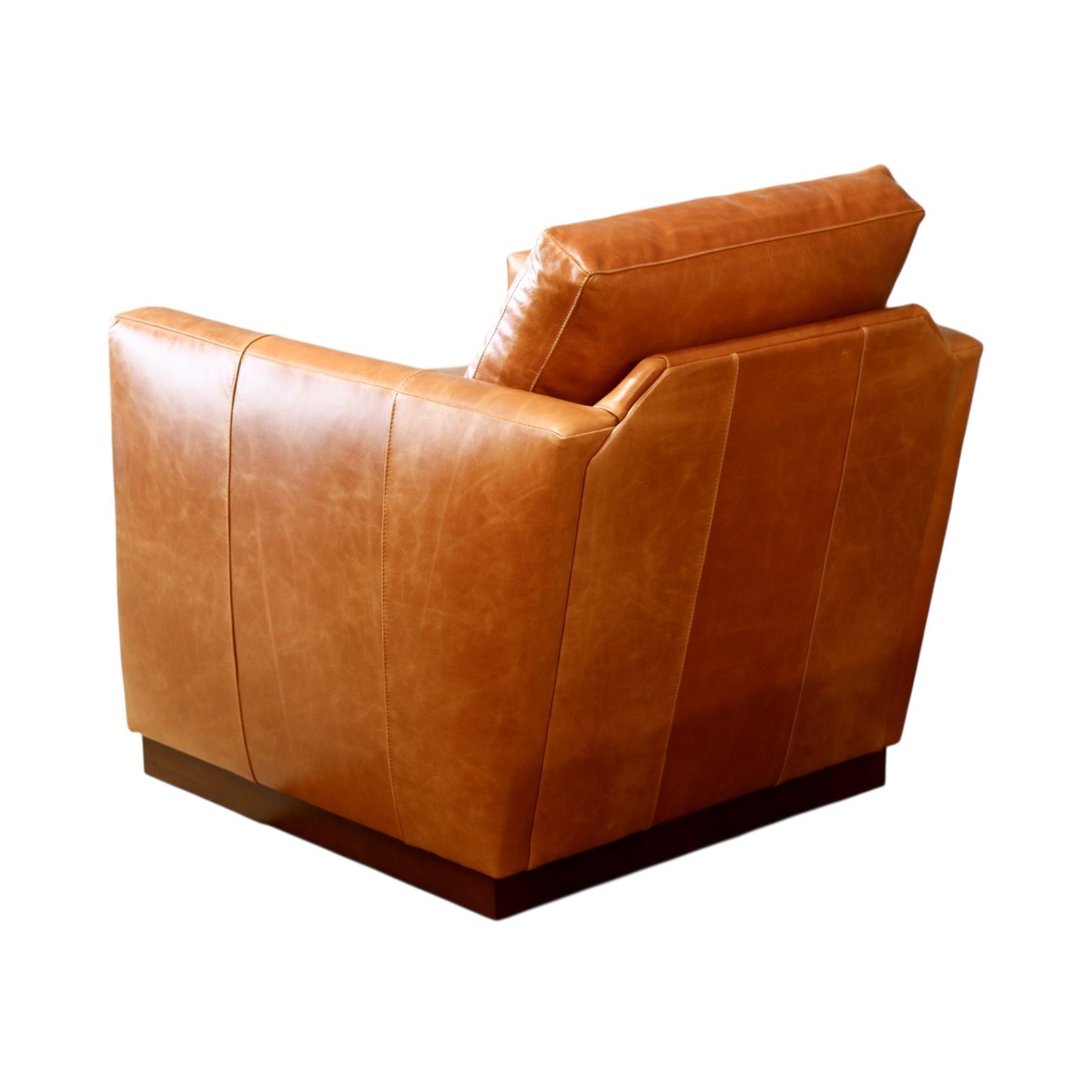 Allie Leather Swivel Chair