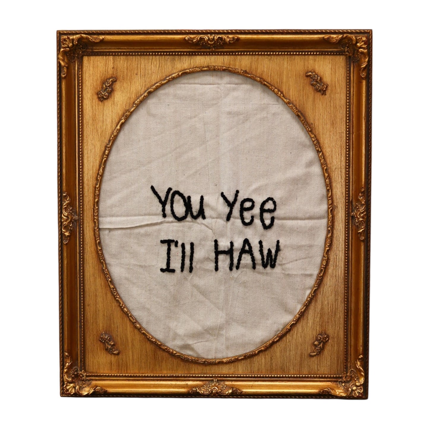 Emroidered Yee Haw Art