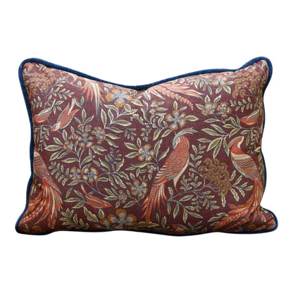 Maroon Lumbar Pillow - 16" x 22"