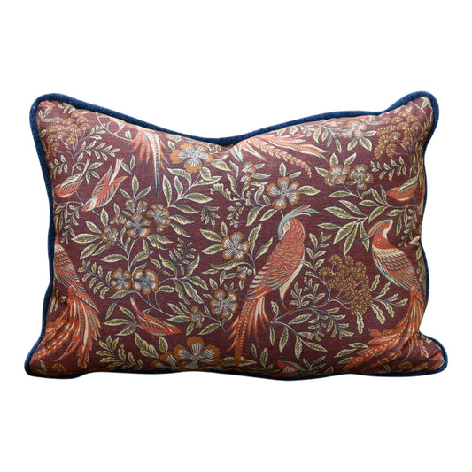 Maroon Lumbar Pillow - 16" x 22"